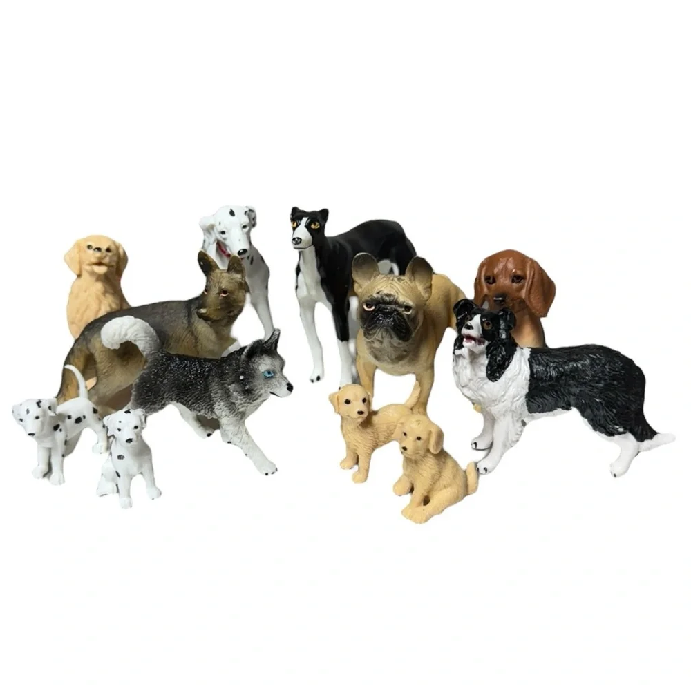 TOYMANY Dog Figurines Toy‎ Lot